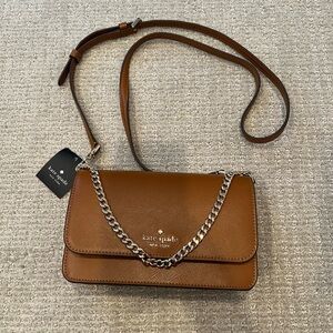 Kate Spade Brown Crossbody Bag with Adjustable Strap